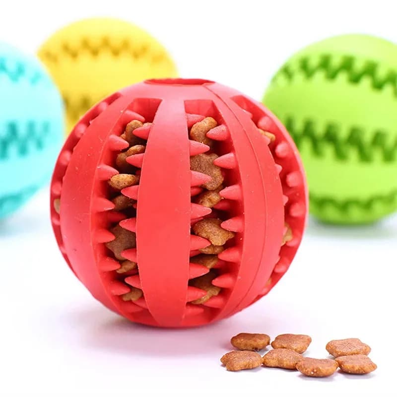 1 Set Giocattolo per cani da compagnia Auto-intrattenimento Sollievo dalla noia Denti molari Perdite Palla alimentare Cucciolo resistente ai morsi Nascondi Anguria Divertimento all'aria aperta