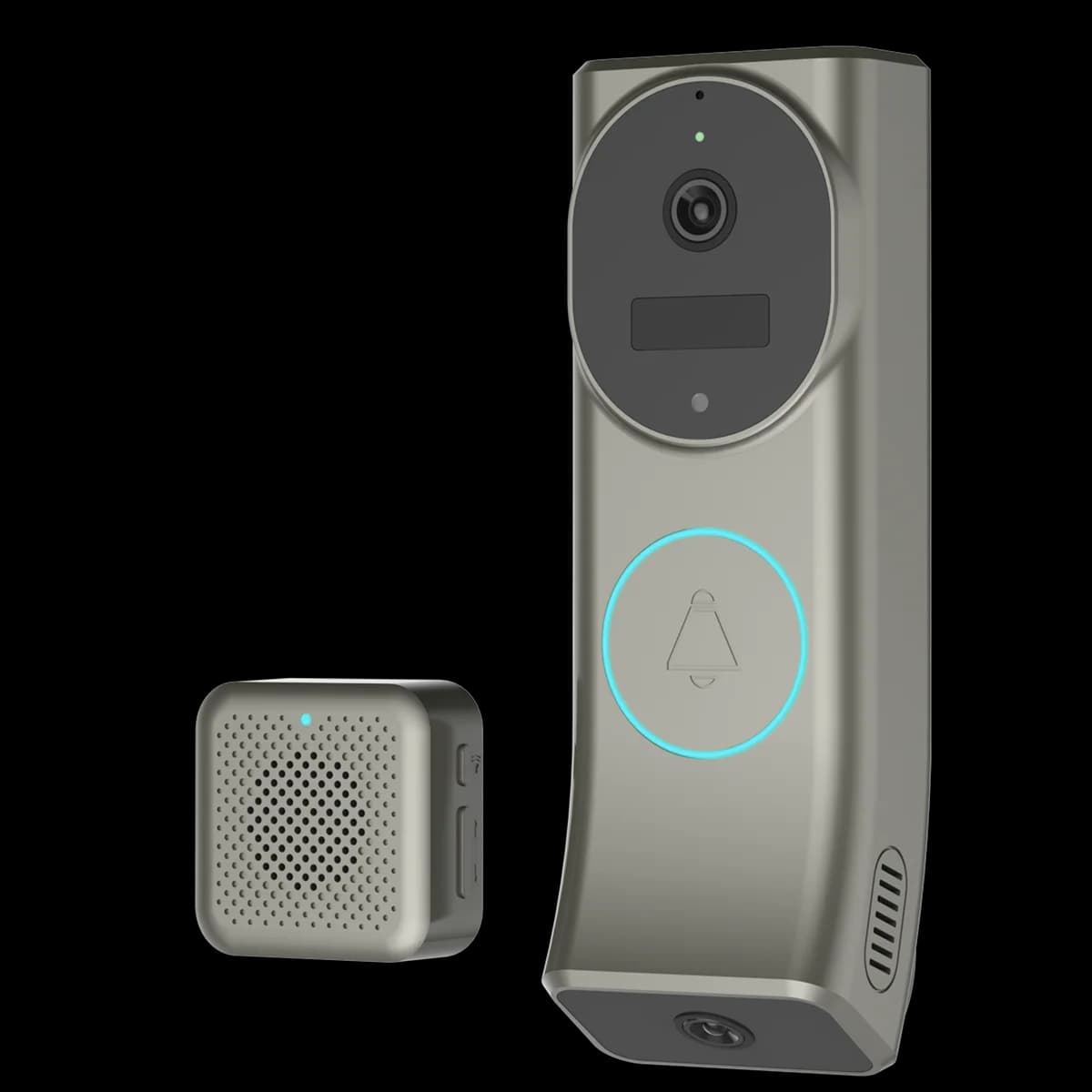 2MP 1080P Doppia Lente Wireless WIFI IP Campanello Videocitofono Citofono Visualizzatore Porta Visore Telecamera Visualizzatore Peehole