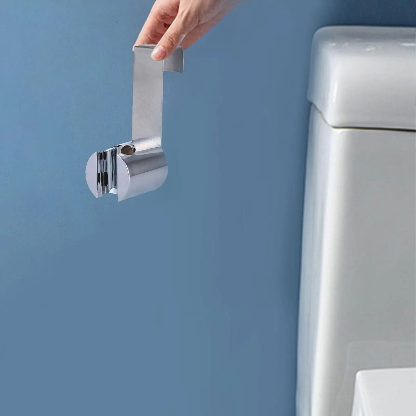 Bidet Sprayer Holder Hanging Bracket Gardening Toilet Flushing Pet Shower Easy