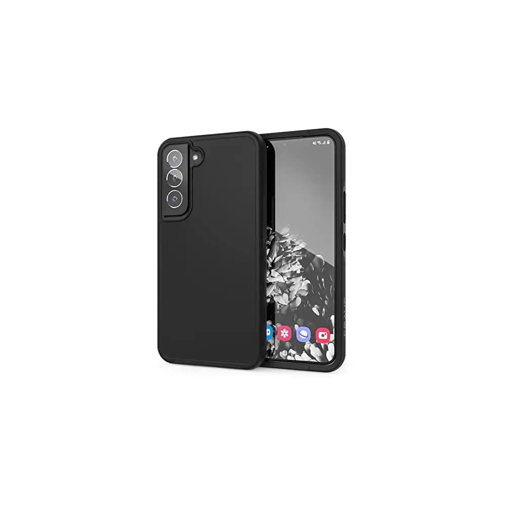 Custodia Slim Guard per Galaxy S22, custodia antiurto per Samsung Galaxy S22, S22 5G (6,1 pollici) - Nera