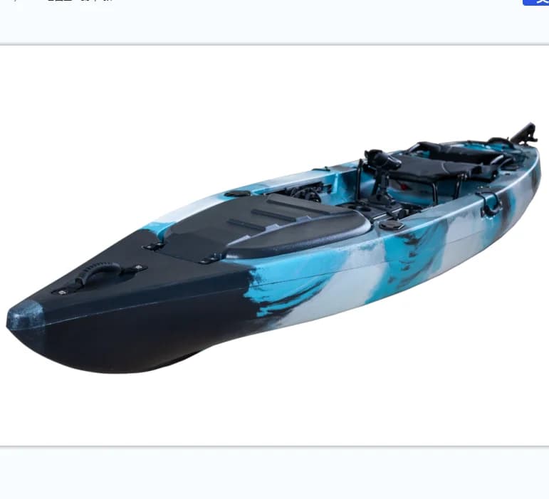 Materiale per scafo con attacco per pagaia da fiume per kayak Kool per kayak da pesca in plastica rotomolol