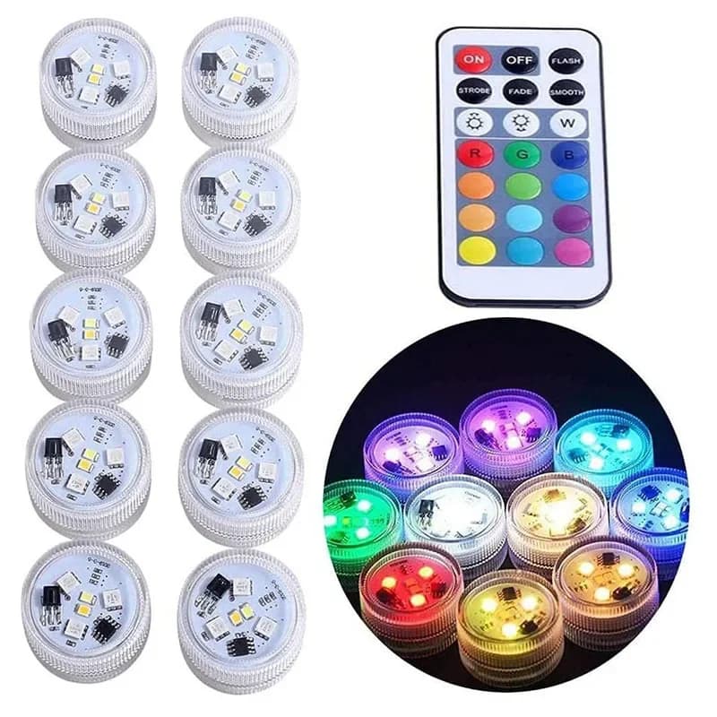 Nuovo adesivo wireless LED per interni auto luce ambientale telecomando decorazione tetto automatico piede atmosfera lampada fanale posteriore per bicicletta