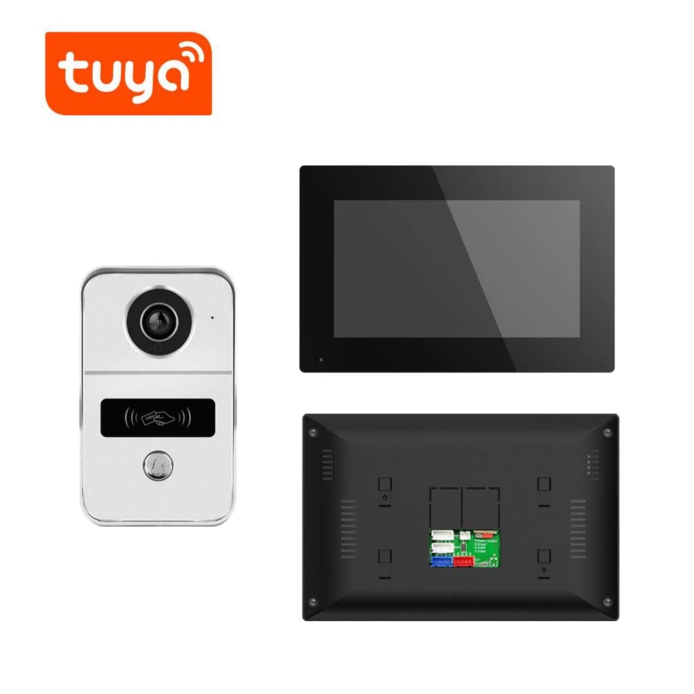 Videocitofono con Schermo IPS da 7 Pollici, 2MP 1080P, 2 Fili AHD WIFI, Telecamera per Porta con Visore e Interfono