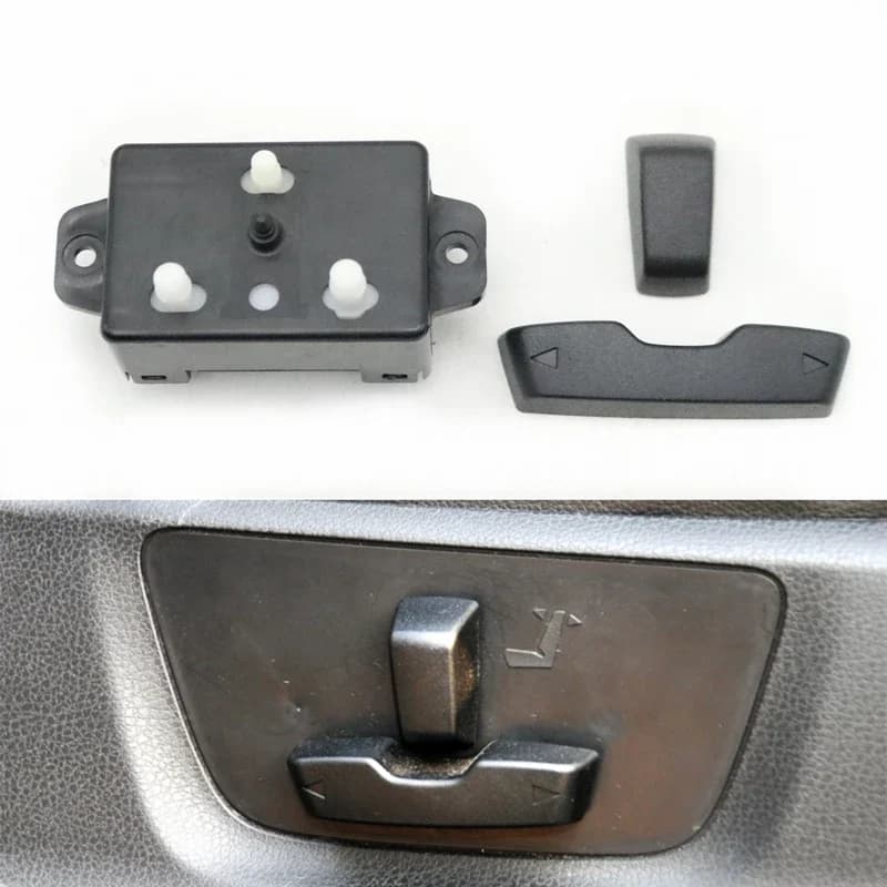 Auto driver electric seat adjustment knob Rear adjustment angle button cover for Isuzu D-MAX MUX