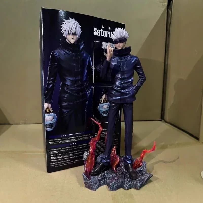 Hot Jujutsu Kaisen Anime Figure Satoru Gojo Figura 2 Teste 2 Bracci Action Figurine Statua Collezione Ornamento Modello Regali