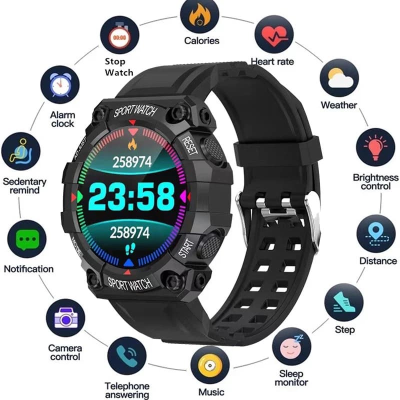 Nuovo Y56 Smart Watch Uomo Donna Schermo a colori rotondo Bluetooth Frequenza cardiaca Smart Fitness Tracker Bracciale Moda Sport Smartwatch