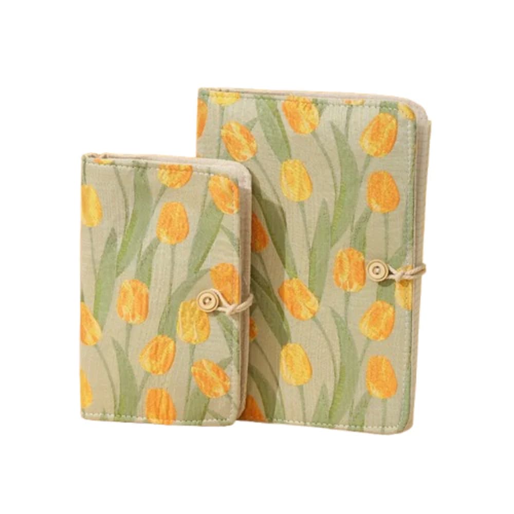 Practical A5/A6 Loose-leaf Book Cover Embroidered INS Mini Budget Binder Cover Creative DIY Notebook Cover Sketchbook