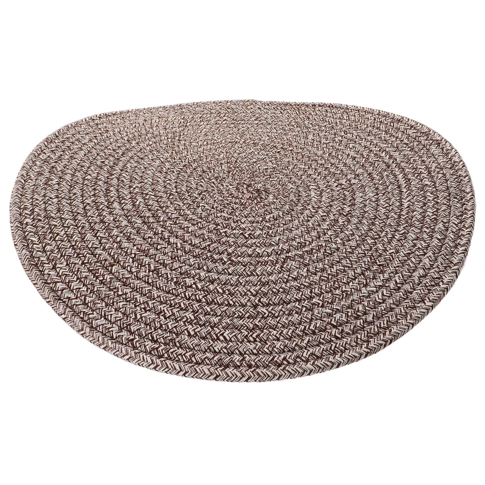 Round Woven Seat Cushion Floor Mat for Sitting Yoga Meditation Home Decor Rustic Natural Style Indoor Floor Cushion for Small