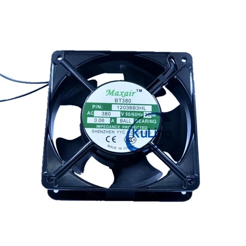 New Maxair BT380 12038B3HL AC380V 0.06A 12CM Cooling Fan for Electronics Enclosures