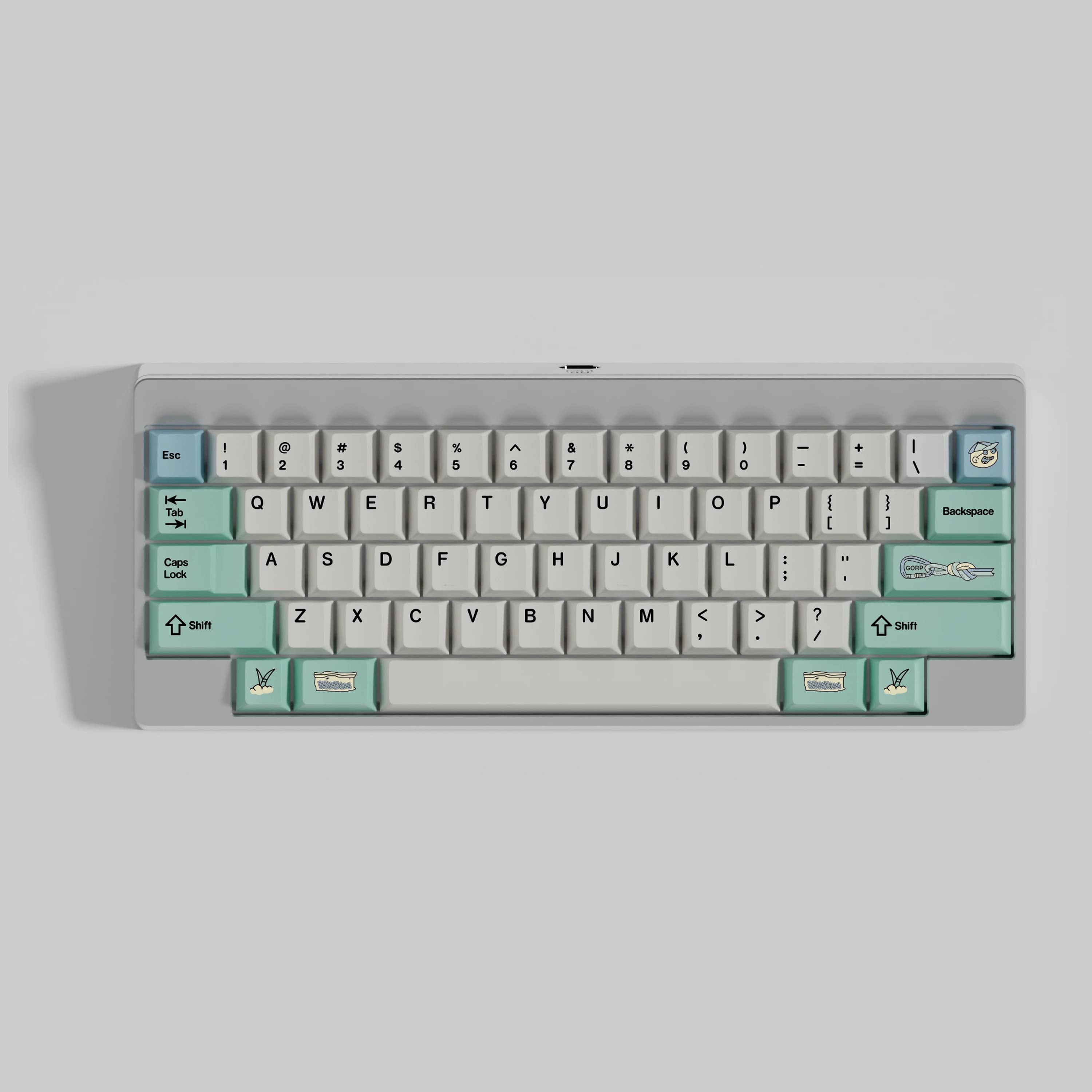 GMK GORP Keycap Set 7U Sublimazione spaziale Cherry Profilo Copritasti tastiera meccanica compatibili ALICE 60/75/80/96/104/108 Layout