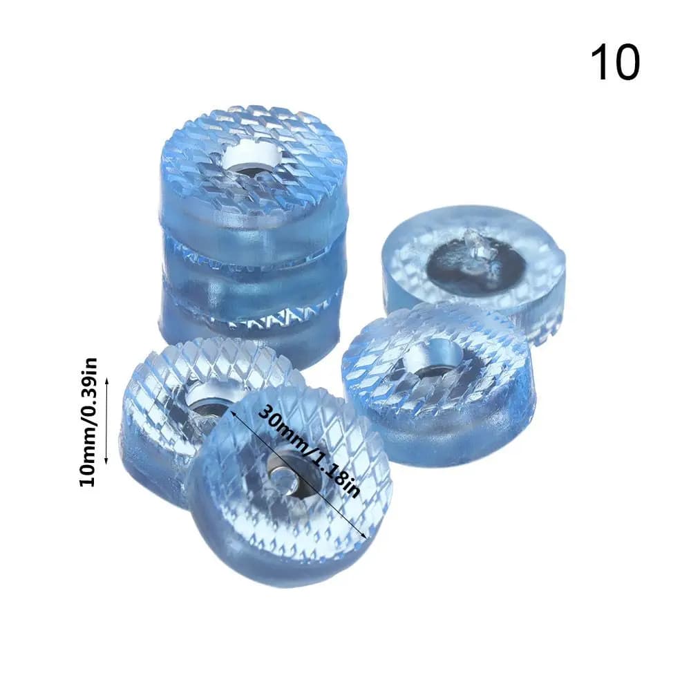 Cuscinetti in silicone trasparenti antiscivolo e non rumorosi Piedini per sedie Tappi per mobili in gomma Protezione per pavimenti Piedini per mobili