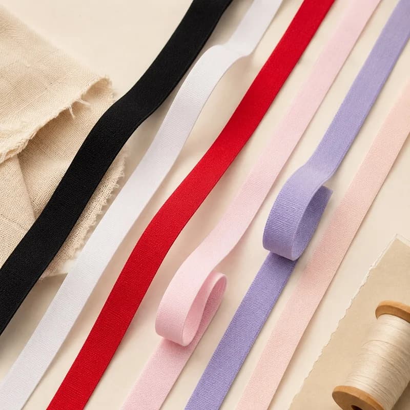 10/20Meters 6-25mm Nylon Elastic Band Soft Underwear Strap Bra Swimsuit Belt Rubber Stretch Tape DIY Sewing Accessory Roll Trim