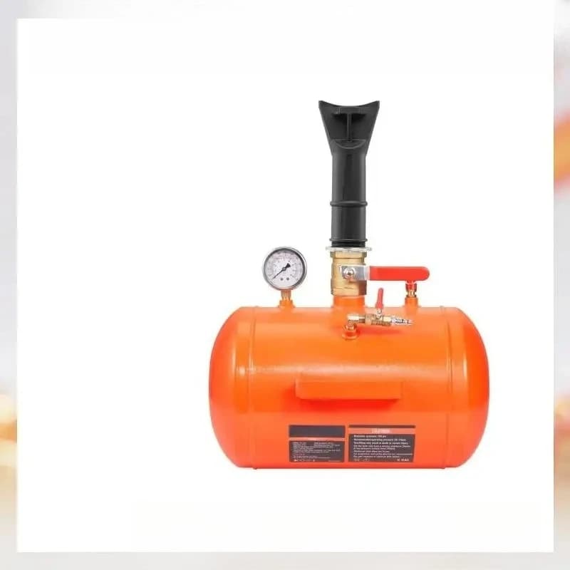 Dispositivo per il fissaggio del bordo del pneumatico, gonfiatore per pneumatici da 5 galloni/19 litri con manometro e impugnatura, strumento di gonfiaggio da 145 PSI.