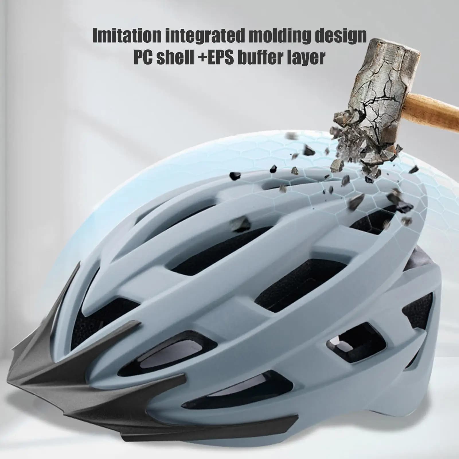 1pc Cycling Helmet Man Women Road Mountain Bike Helmet Outdoor Bicycle Skateboard Scooter Integrally-Molded light Helmet