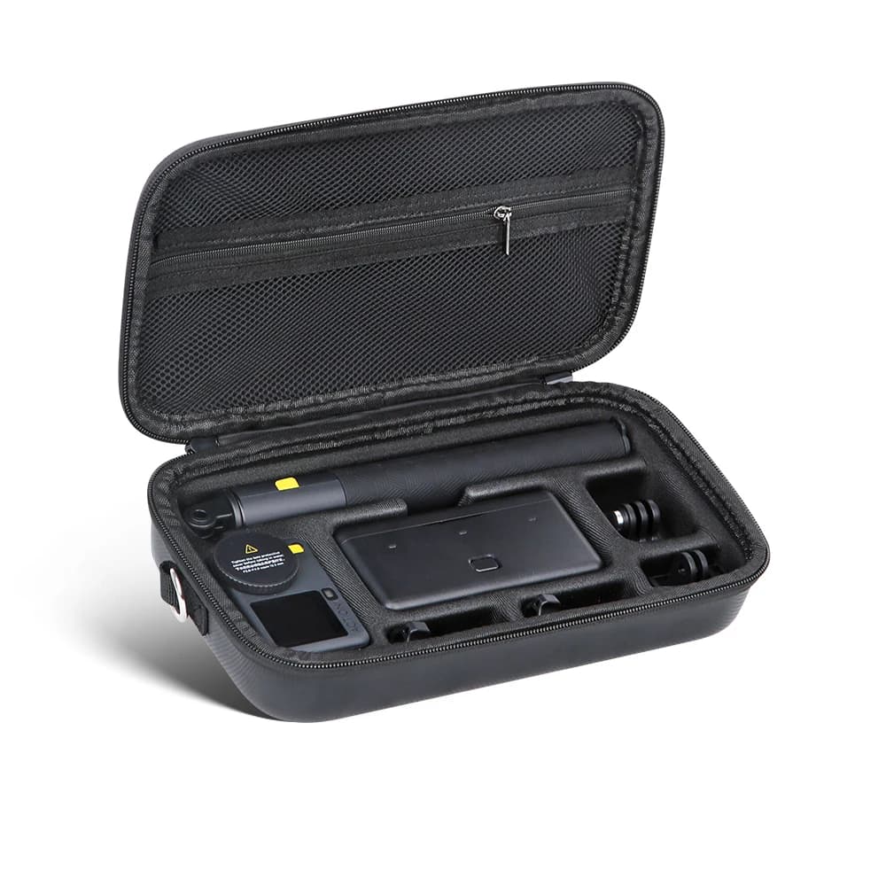 Custodia portatile Caricatore di stoccaggio Set di adattatori per selfie stick Borsa a tracolla Scatola impermeabile per fotocamera DJI OSMO Action 6