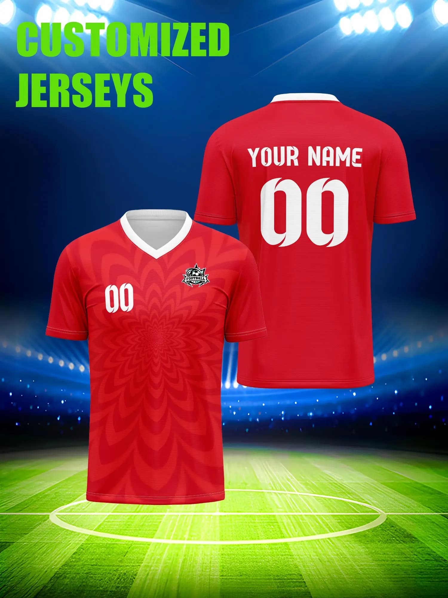 Unisex 2026 Sports Shirt for Adults and Children with Custom Name and Number, Fast Drying, Fashion, Sublimation Printing
