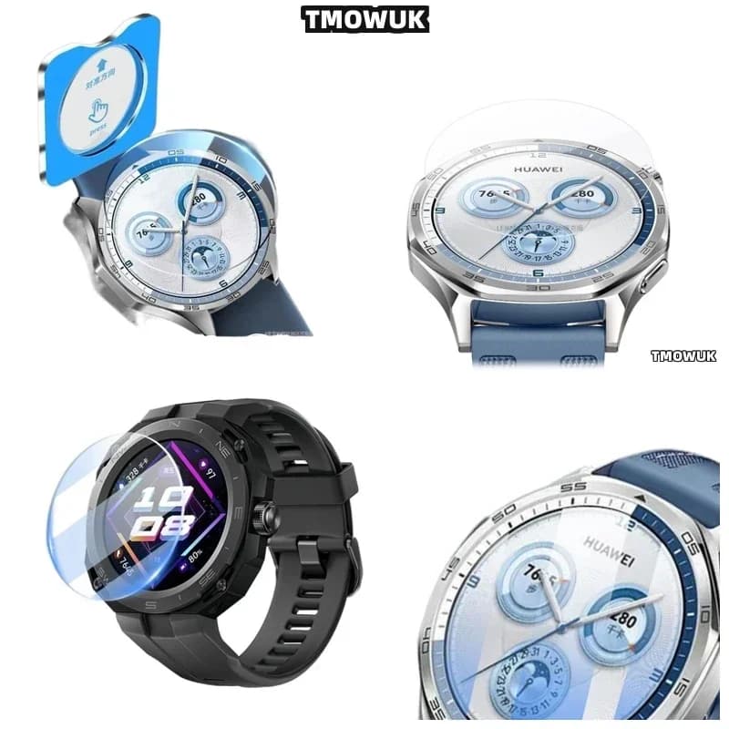 Protezione in vetro a copertura totale per Huawei Watch GT5 GT4 GT3 GT2 Pro GT - Durezza 9H, antigraffio