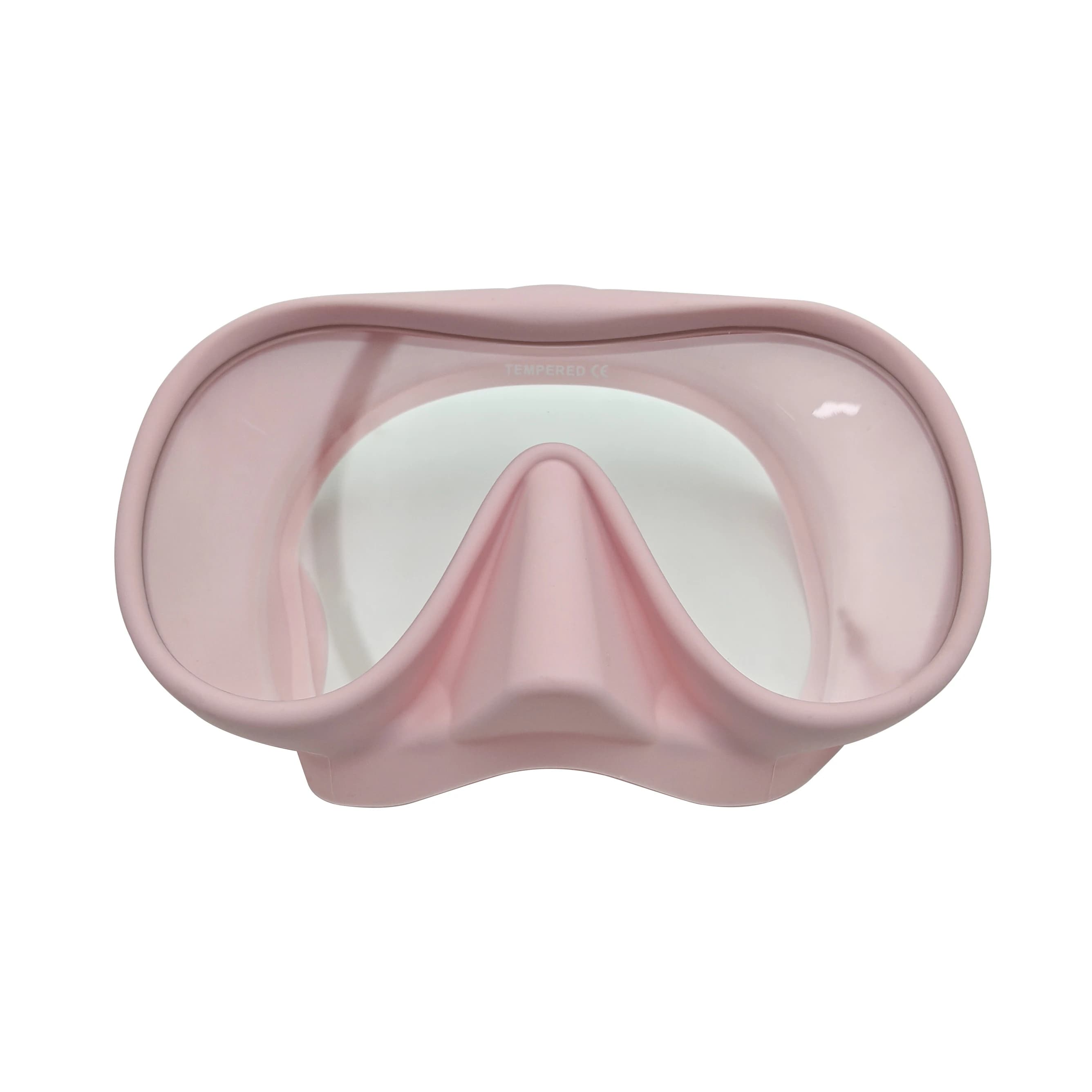 Maschera subacquea con copertura nasale in silicone personalizzabile, logo, colore e dimensioni personalizzabili, antiappannamento, per bambini e adulti
