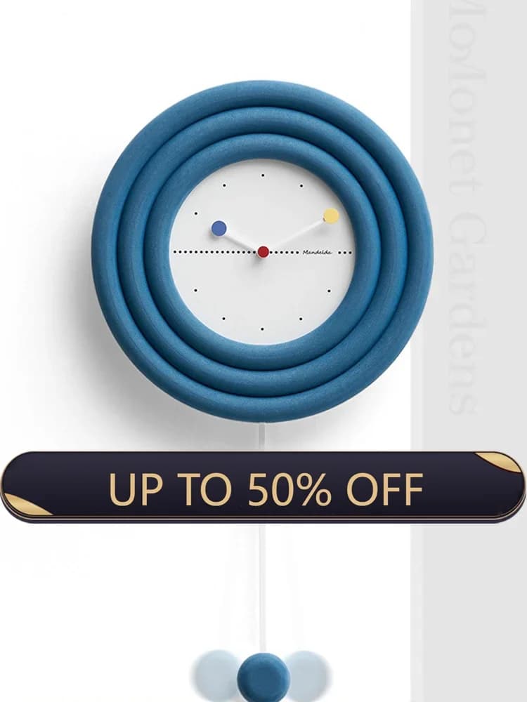 Nordic Pendulum Wall Clock Modern Design Luxury Large Silent Wall Watch Mechanism Clocks Wall Home Decor Living Room Decoration