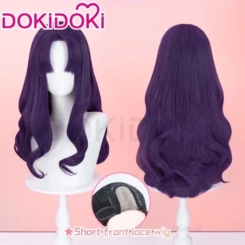IN MAGAZZINO Asukaa Katsuragi Mixed Anterior Wig of the Merletto Anime EVA Cosplay DokiDoki Women Hair Long Katsuragi Horsetail Collar Hat