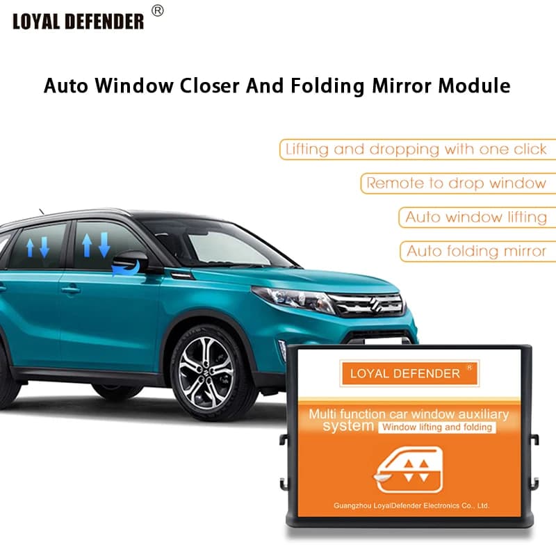 Dispositivo di chiusura del finestrino dell'auto per Mazda Cx3 Cx5 2015-2019 Roll Up completamente automatico Chiudi la finestra Auto Finestra sollevatore Specchio pieghevole