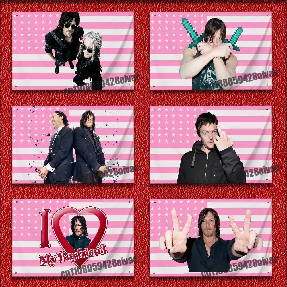 D-Daryl Dixon USA America Flag For 150*200cm 60*90cm 100*150cm 80*120cm 50*70cm Living Room Banner Cover Tapestry
