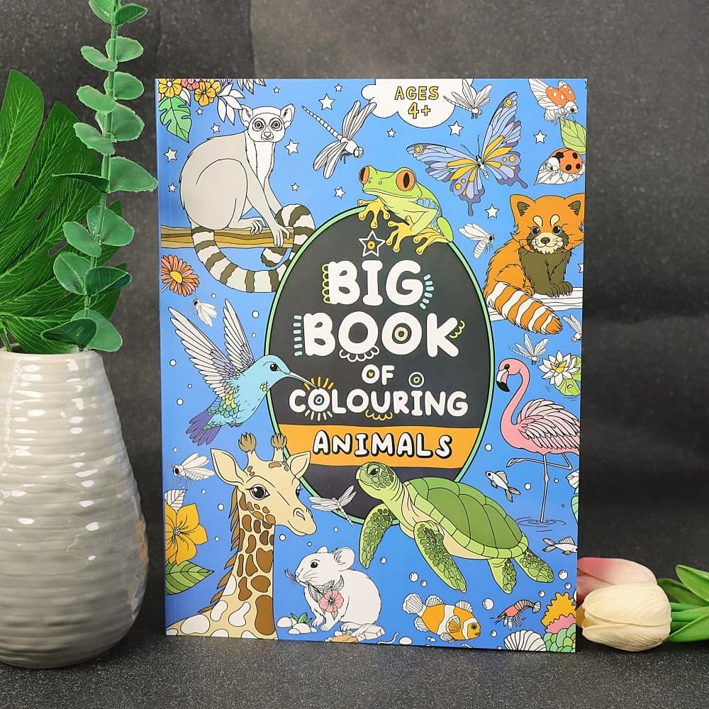 Animal Themed Coloring Book, Educational Drawing Activity Pages, Casual Graffiti Sketch Book, Ideal Holiday & Seasonal Gift