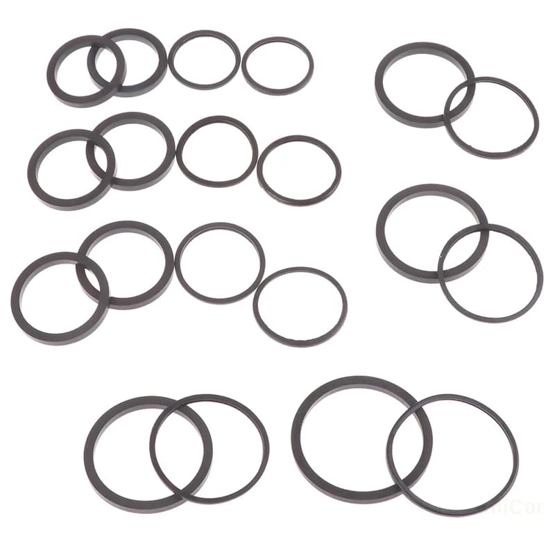 4 pezzi PE anello di tenuta resistente all'usura moto Mountain Road Bike pinza freno a disco anello di tenuta O-ring freno pistone bicicletta