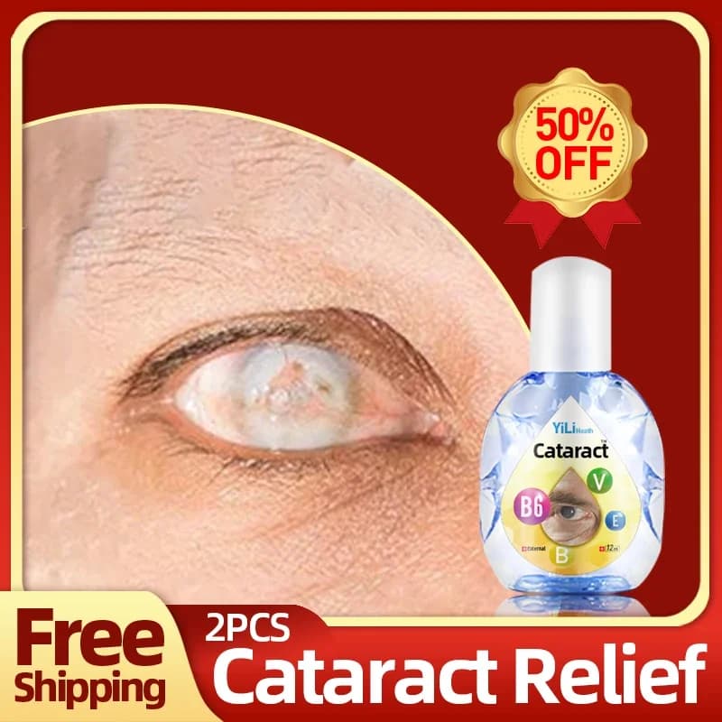Gocce for the treatment of cataract Vitamin B6 for blurred vision Care of dry eyes Cloudy ocular Bulb Removal of black shadow 12 ml
