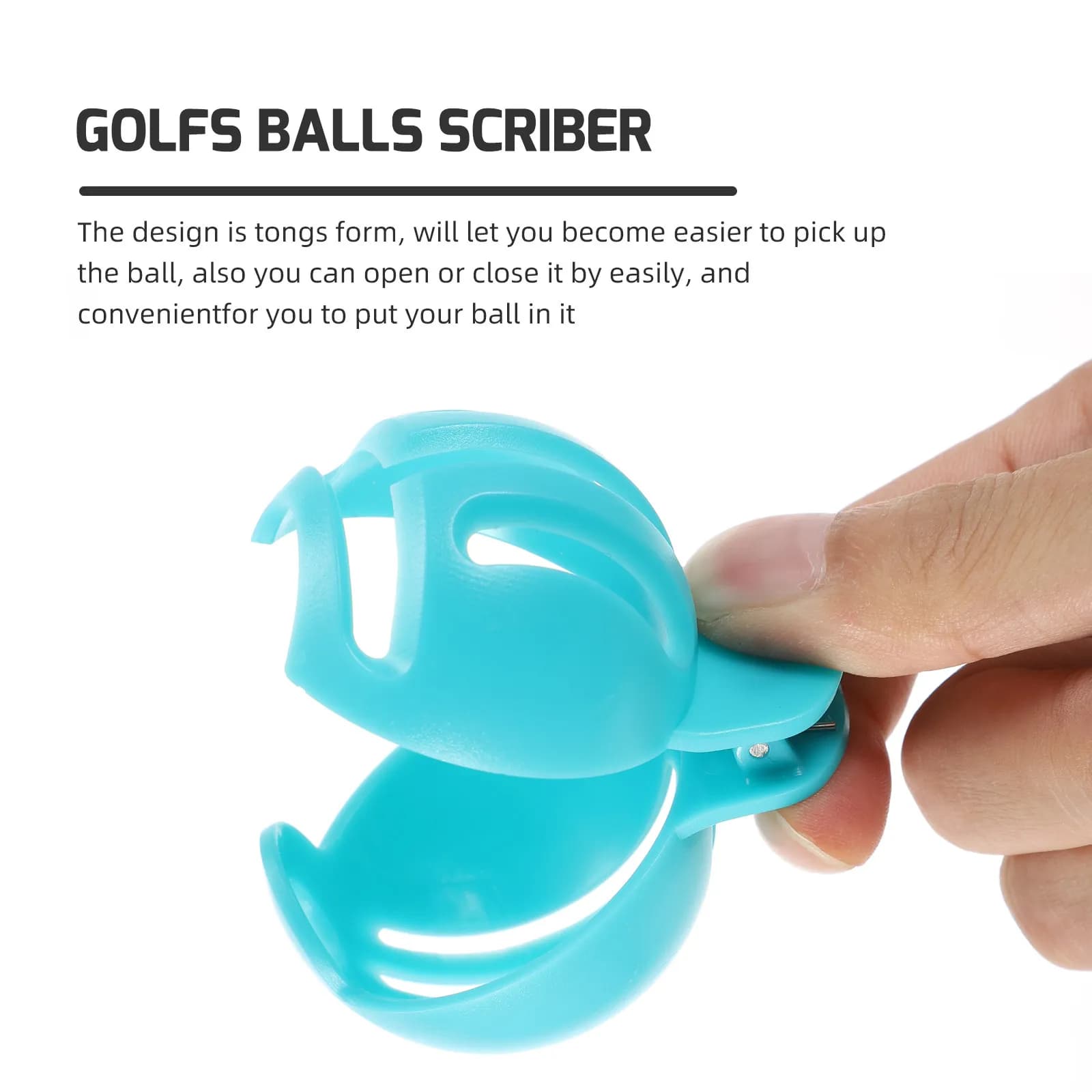 Set di 3 Marcatori per Palline da Golf a Doppia Faccia in Plastica ABS, Strumento di Marcatura per Posizionamento e Allineamento Precisi delle Palline