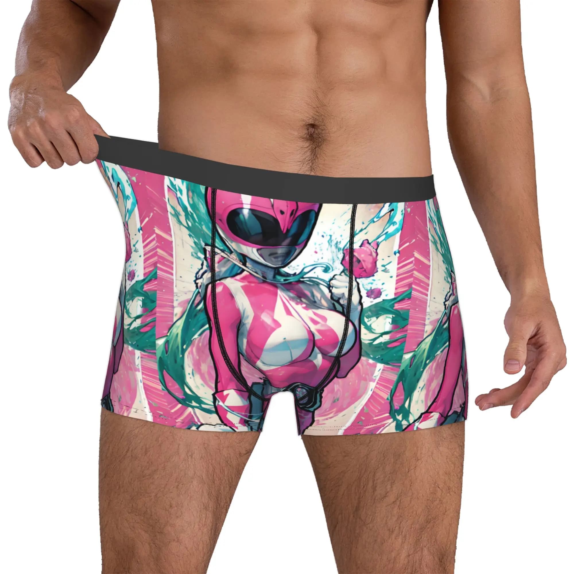 Custom Super Sentai Hot Japan Boxers Shorts Mens Mangas Briefs Underwear Cool Underpants