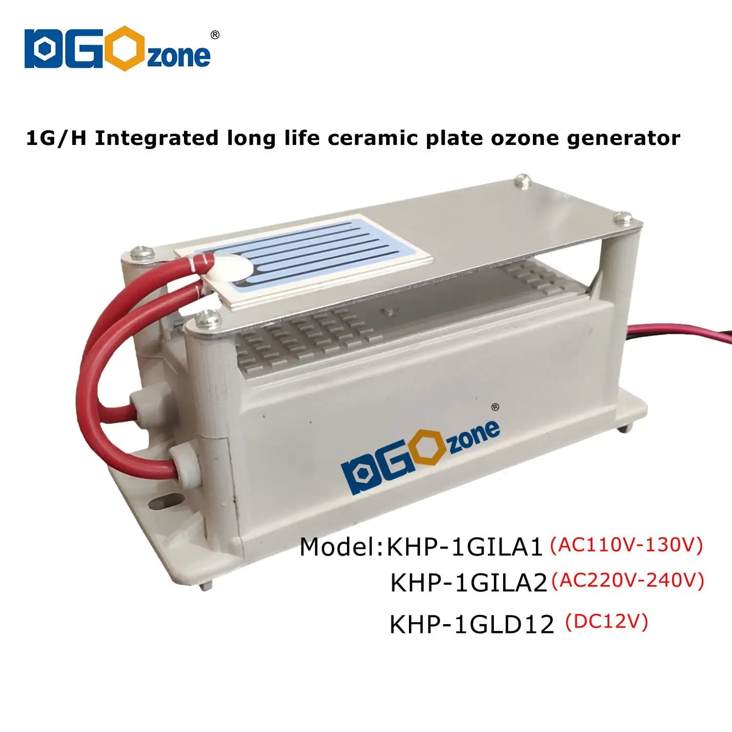 DGOzone Generatore di Ozono Integrato con Piastra in Ceramica 5 Pezzi DC12V 1g/2g Purificatore d'Aria Ozonizzatore