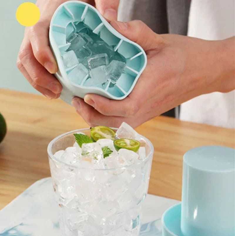 Silicone Ice Cube Mold Bucket Bar accessori da cucina pezzi Home Summer Beer Cooling Tools Maker Gadgets Dining Garden