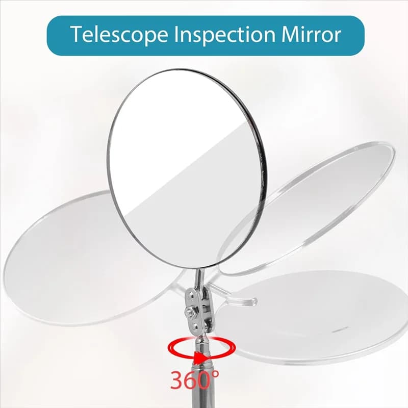 Specchio di ispezione telescopico Strumento di ispezione specchio meccanico per controllare veicoli, auto, ciglia-AA26