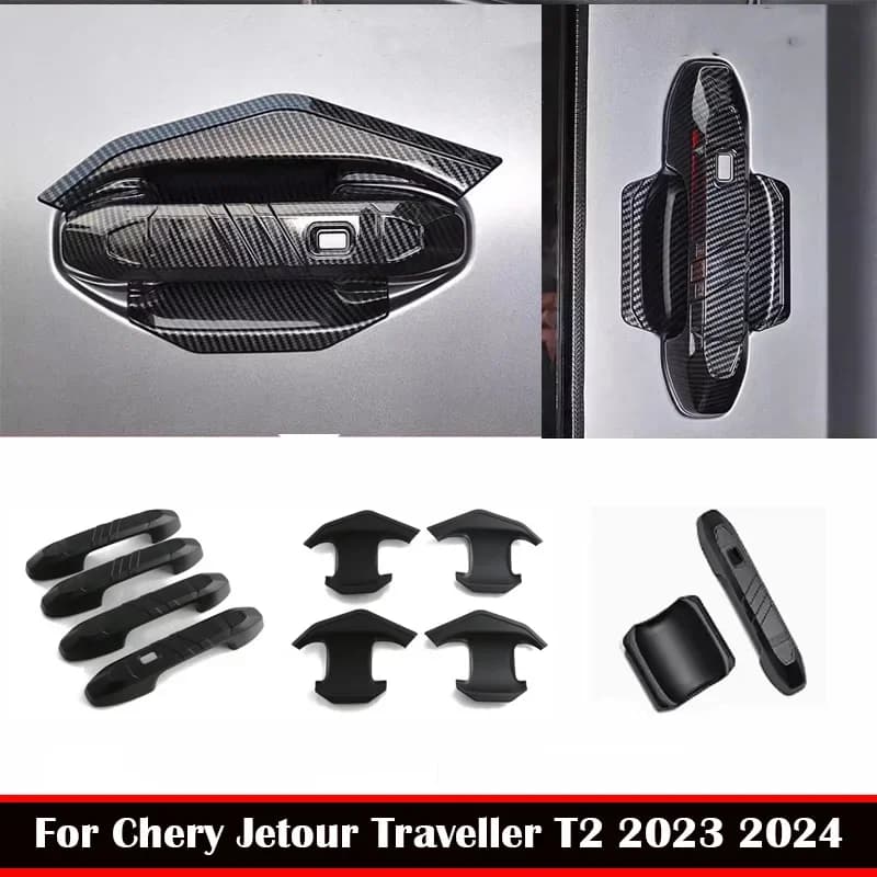 Abw Per Chery Jetour Traveller T2 2023 2024 Auto Porta Tirare Maniglia di Chiusura Maniglia Ciotola Tappo Decorazione Copertura Trim Accessori