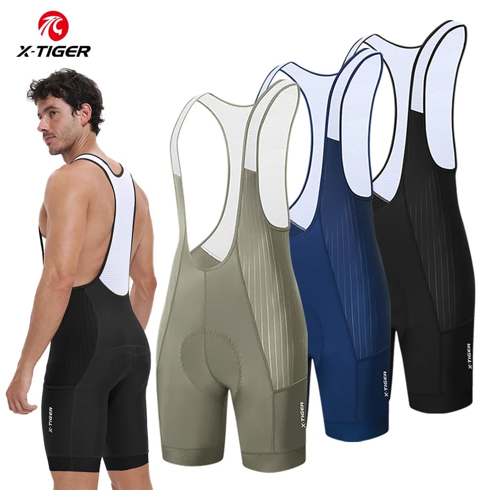 Men's X-TIGER cycling shorts, professional mountain bike and road shorts, designed for 7-hour long distance routes, cycling clothing