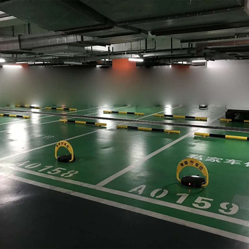 Blocco di parcheggio intelligente Blocco da pavimento con telecomando Blocco di parcheggio per garage con ascensore elettrico Blocco da pavimento per parcheggio rinforzato impermeabile