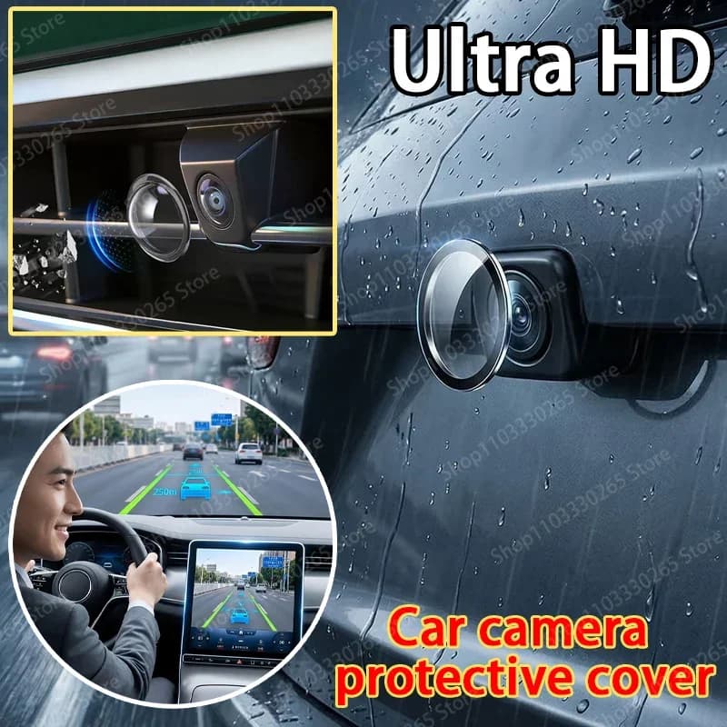 Copertura protettiva per telecamera 360° specifica per auto, copertura protettiva per immagine anteriore e posteriore, parte modificata ad alta definizione
