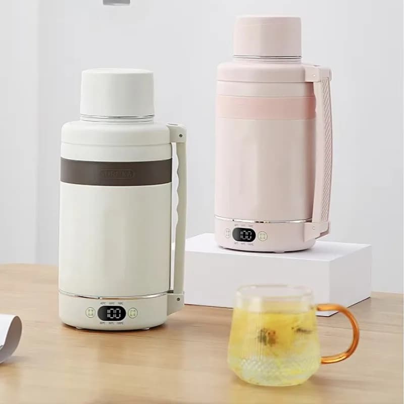 Vacuum Thermos, controlled temperature travel kettle, office electric water cup, portable bubble and heating balloon