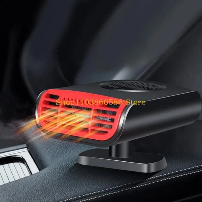 Riscaldatore per auto 242A, ventola portatile 12V 2in1 Funzione riscaldamento e raffreddamento rapido Sbrinamento Ventilatore