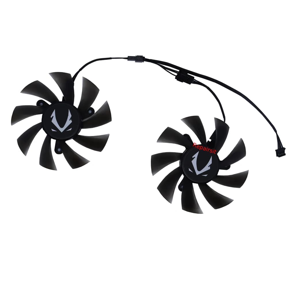 2Pcs/Set,GA92A2H,GPU VGA Cooler,For ZOTAC GAMING RTX2060 SUPER MINI,RTX 2060 6G,ZT-T20600F-10M,Video Card Fan,Replace CF9015H12S