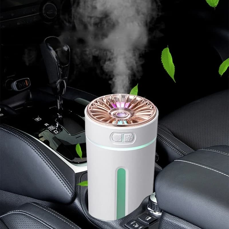 Auto Diffuser Humidifier Auto Air Cleaner Deodorant with fragrance Atmosphere Light For Auto Aromatherapy Air Cleaner