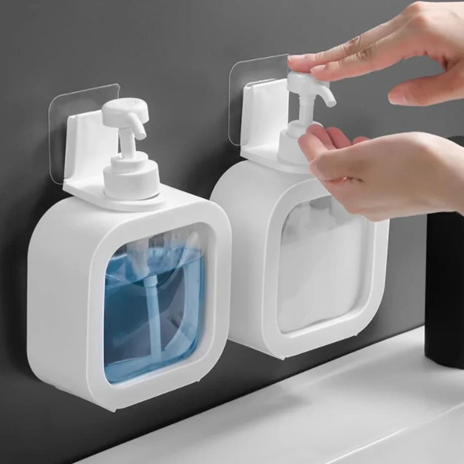 Dispenser di sapone trasparenti Shampoo Gel doccia Dispenser da viaggio portatile Bottiglia vuota per pompa da bagno per accessori da cucina per bagno