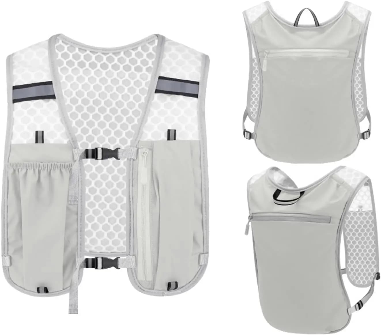 Gilet da Corsa per Donne e Uomini, Zaino Leggero con Sistema di Idratazione per Escursionismo, Trail Running, Ciclismo e Maratona