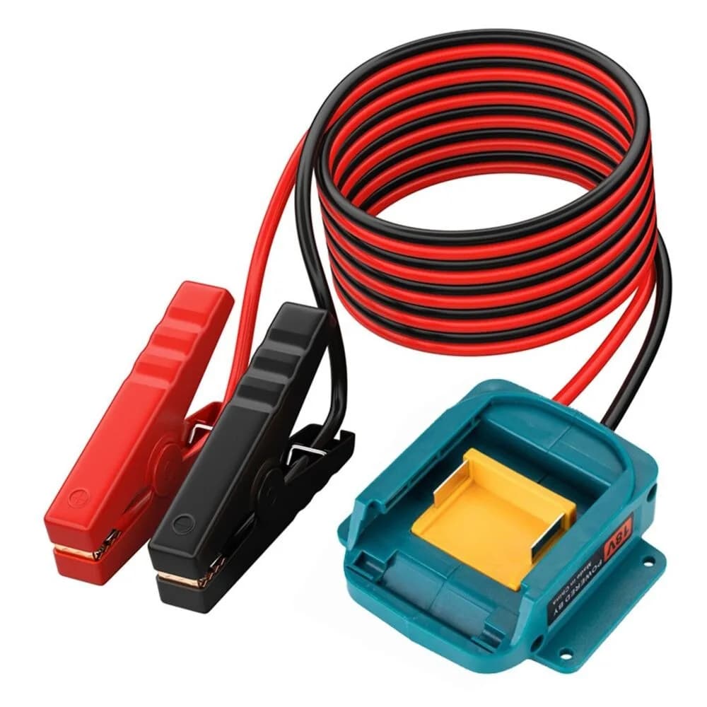 Per adattatore batteria Power Wheel per Makita 18V con cavo jumper portatile da 6FT caricabatteria per auto avviamento di emergenza per utensile elettrico
