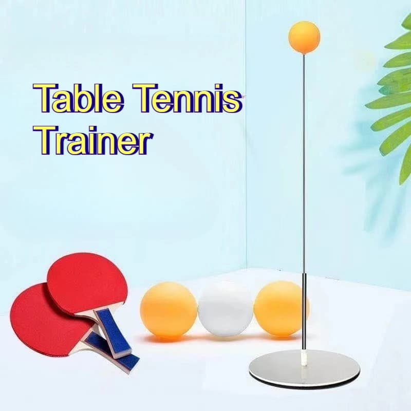 Dispositivo di Allenamento Regolabile per Tennis da Tavolo, Trainer per Ping Pong ad Alta Resilienza, Attrezzatura Sportiva Portatile