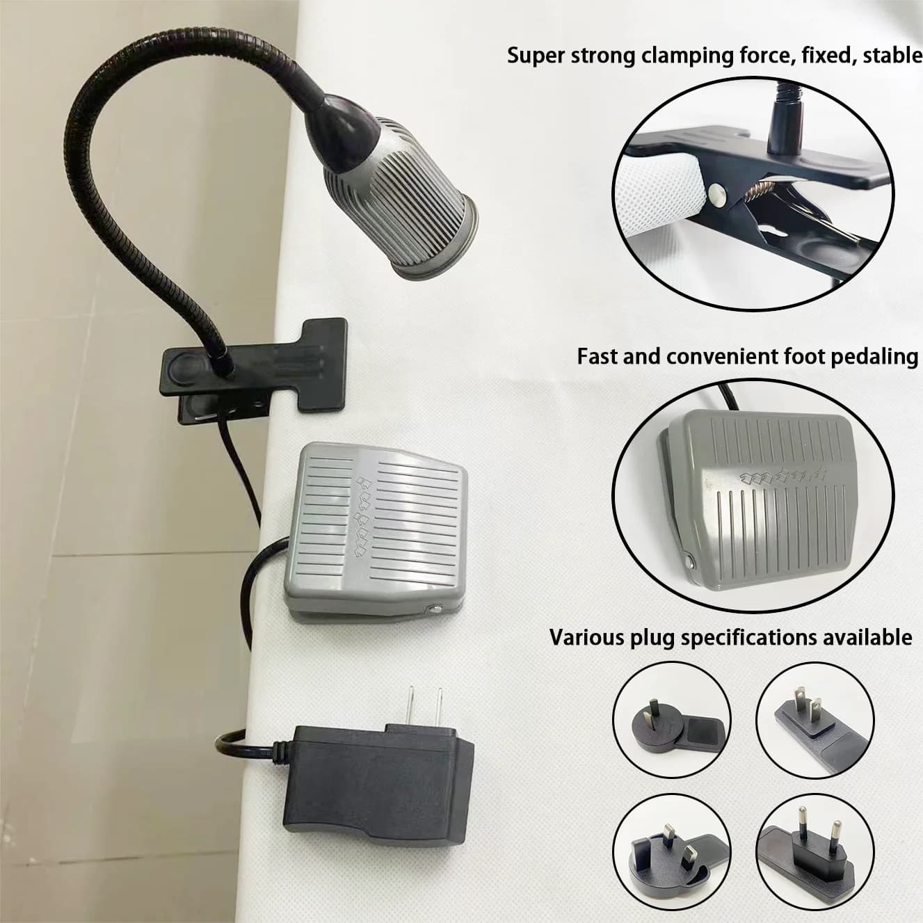 Lampada polimerizzante in resina UV LED ad alta potenza da 10W, essiccatore per unghie adesivo polimerizzante in resina epossidica, lampada polimerizzante in vetro acrilico