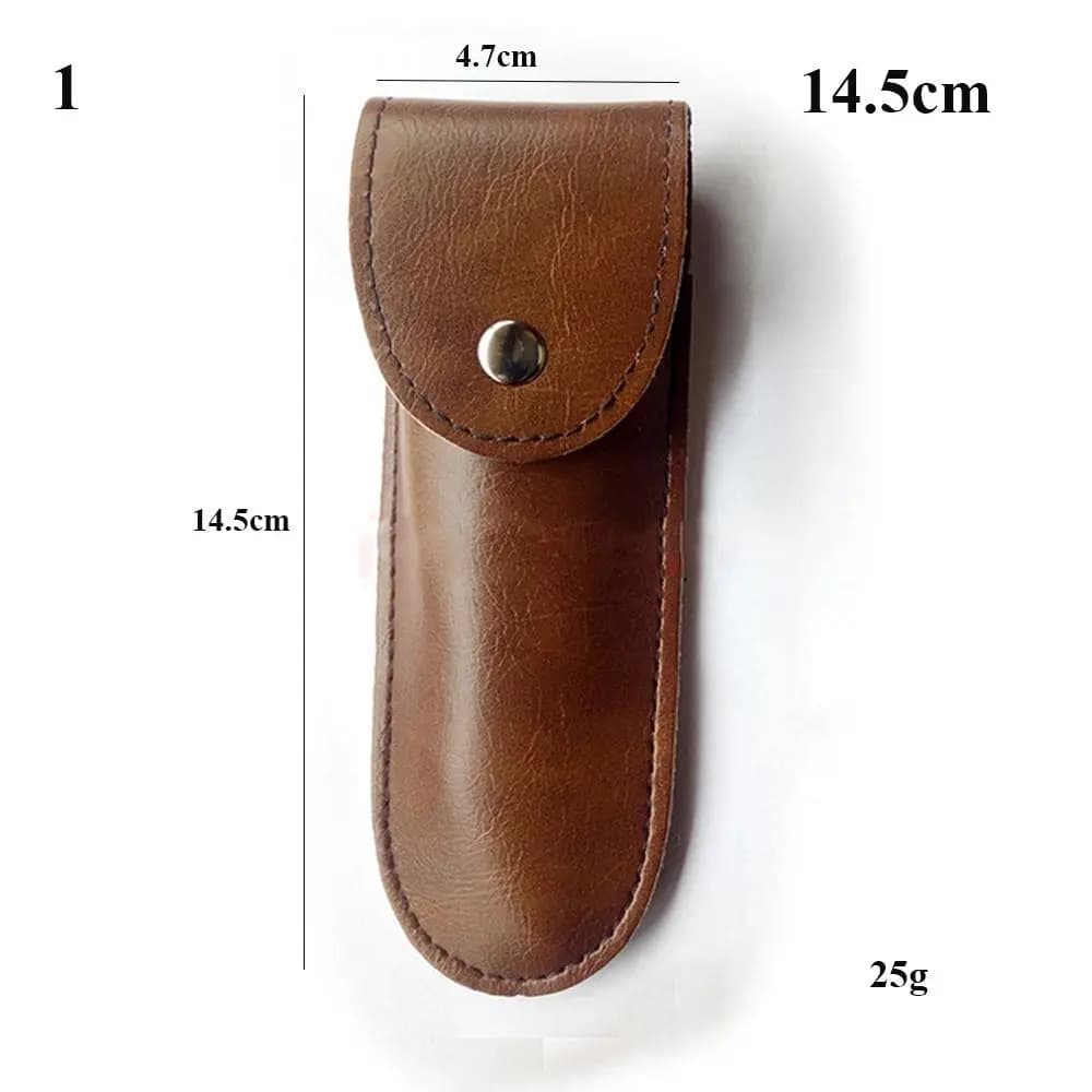 Attrezzatura da esterno Coltello Guaina Fondina Tasca Caccia Campo Outdoor Carry Fold Coltello Strumento Custodia per cintura Custodia per torcia