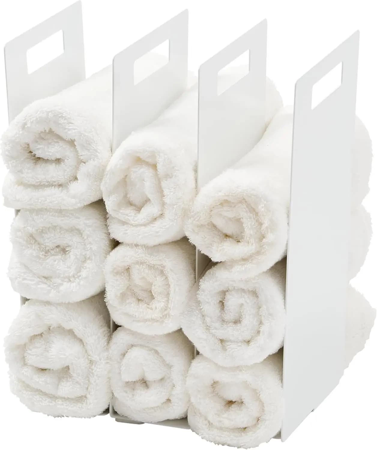 Organizer for Engraved Towels - Steel Bath Storage Shelves for an Efficient Space Saving