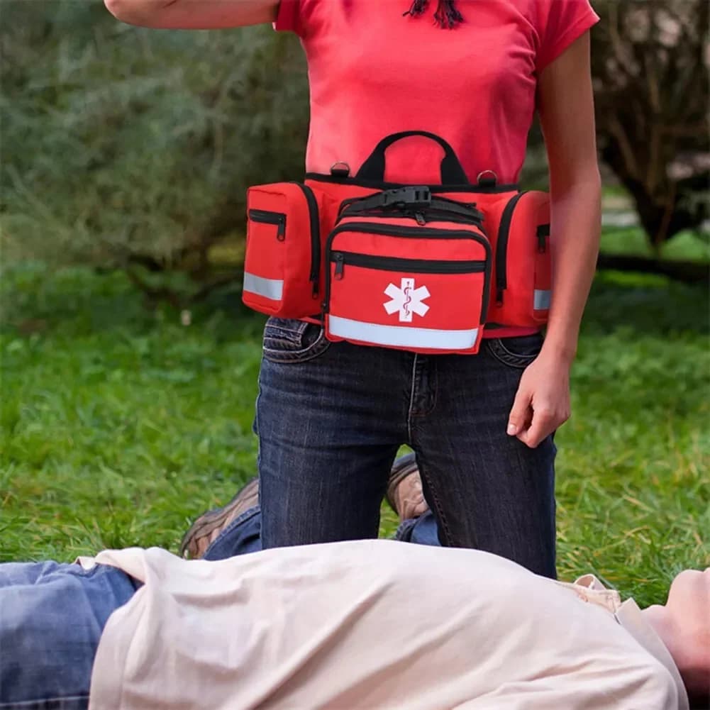 Marsupio per infermiera personalizzato Stoccaggio medico Borsa per infermiera leggera multiscomparto Organizzatore Marsupio per infermiera Grande kit di pronto soccorso veloce